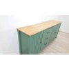 Zelená komoda z borovicového dřeva 190x80 cm Miranda Marckeric_2