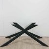 Černé kovové podnoží pro jídelní stůl