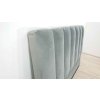 Šedé čalouněné čelo postele Kelp 185x123 cm Micadoni_2