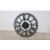 Černé nástěnné hodiny Roman Clock 2 1