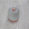 Dóza s víkem Concrete Copper Kare Design