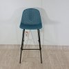 Modrá barová židle Leitmotiv Diamond Mes