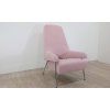 Růžové křeslo Noti Gap 5
