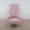 Růžové křeslo Noti Gap
