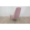 Růžové křeslo Noti Gap 2