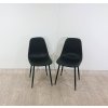 Sada 2 černých židlí House Nordic Stockh