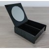 Černý organizér se zrcátkem Compactor