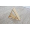 Dřevěná nástěnná police Simple Triangle_2
