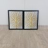 Sada 2 obrazů Tablo Center Tree Golden