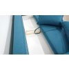 Tyrkysová rozkládací pohovka s úložným prostorem Mazzini Sofas Ancolie, 215 cm_6