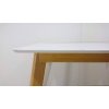 Jídelní stůl s bílou deskou loomi.design Vojens, délka 120 cm_4