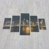 5dílný nástěnný obraz New York City