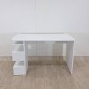 Bílý pracovní stůl Gardo Snake