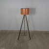 Oranžová stojací lampa Woddy