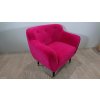 Růžové křeslo Mazzini Sofas Amelie 1