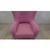 Růžové křeslo ušák Max Winzer Miriam 2