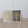Sada 2 obrazů Tablo Center Tree Golden