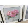 Sada 3 obrazů v rámu Unimasa Peonies 1
