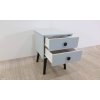 Šedý noční stolek Marckeric Clem 1