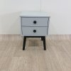 Šedý noční stolek Marckeric Clem