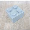 Šedý úložný box čtverec LEGO®