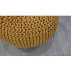 Žlutý pletený puf LABEL51 Knitted XL 3