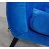 Modré křeslo Mazzini Sofas Amelie 2