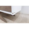 TV stolek v dekoru ořechového dřeva s bílými detaily Piyar White Walnut_5