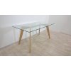Jídelní stůl se skleněným povrchem 160 cm HUDSON_2