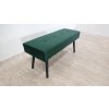 Tmavě zelená sametová lavice loomi.design Skiby_2