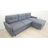 Tmavě šedá rozkládací rohová sedačka s úložným prostorem (levostranná) FLAKK_2