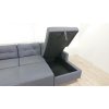 Tmavě šedá rozkládací rohová sedačka s úložným prostorem (levostranná) FLAKK_4