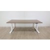 Elektricky nastavitelný psací stůl 180x80 cm hnědý-bílý DESTIN II_4