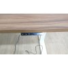 Elektricky nastavitelný psací stůl 180x80 cm hnědý-bílý DESTIN II_5