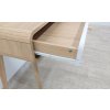 Bílohnědý psací stůl Storaa Cleo_4