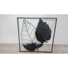 Nástěnná dekorace černá/šedá/zlatá RHENIUM_2