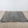 Koberec tmavě šedý DEMRE, 200x200 cm, karton 1/1
