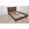 Postel 140 x 200 cm z tmavého dřeva MIALET_2