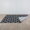 Oboustranný černo-bílý venkovní koberec 160 x 230 cm ALADANA