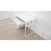Bílý psací stůl MICKE Ikea, 73x50 cm_2