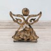 Kovový svícen anděl 18 cm