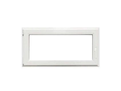 Jednokřídlé plastové okno (900x600 mm) Bílé