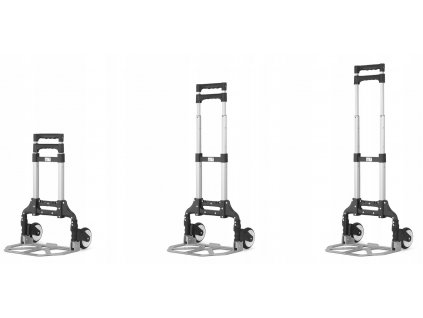 Hliníkový skládací přepravní vozík 70 kg