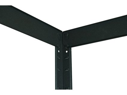 Regál 1800×900×400 mm lakovaný 4-policový, nosnost 700 kg