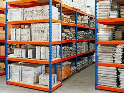 621 regal profesionalni 2160 1400 400 mm lakovany 5 policovy nosnost 2000kg
