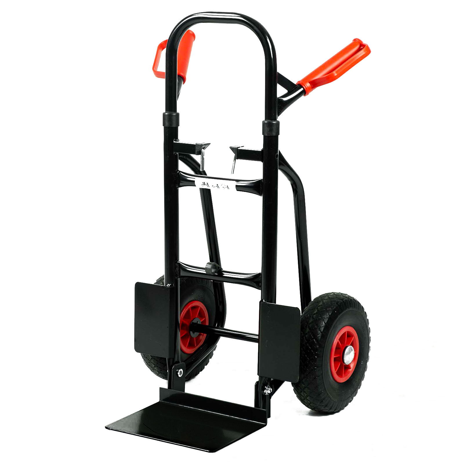 Rudl skládací teleskopický s nosností 250 kg - ČERNÝ