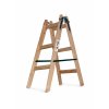 Profesionální dřevěné malířské štafle FISTAR, 2x3 stupně, pracovní výška 2,4 m