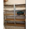 9871 4 regal 1800x750x400 mm kovovy zinkovany 5 policovy nosnost 875 kg