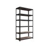 11661 regal 2800x1200x400 mm lakovany 6 policovy nosnost 750 kg cerny