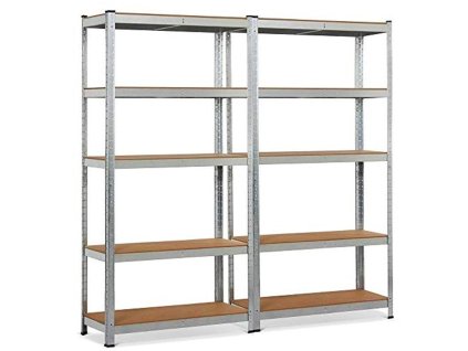110 10 regal 1800x900x500 mm zinkovany 5 policovy nosnost 875 kg